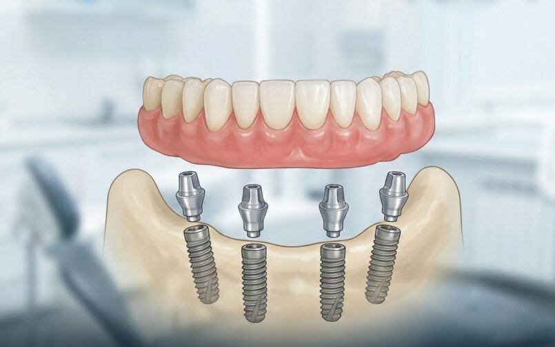 All-on-4 azonnali fix fogsor