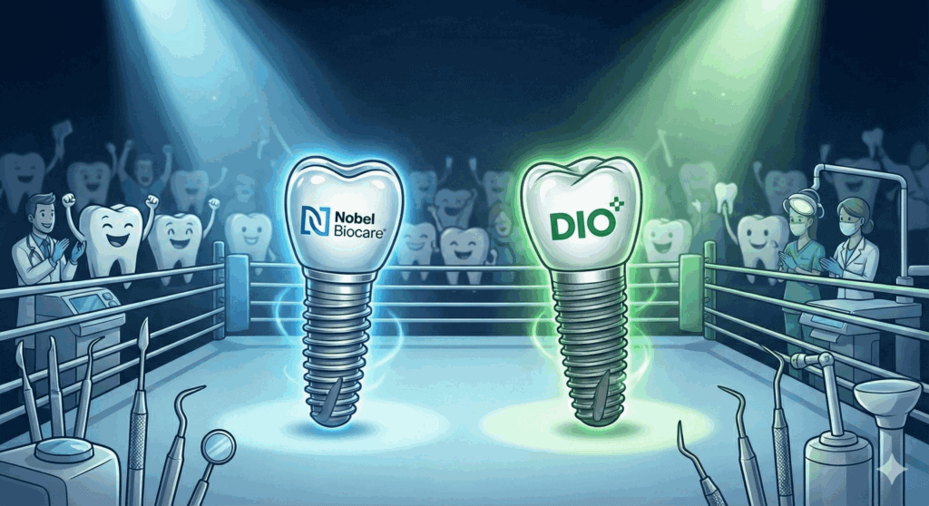 Fogászati implantátum márkák harca: Nobel Biocare vs DIO